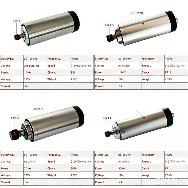 Kit motore mandrino CNC raffre - Er20 Collet Chuck Spindle Motor 220V recensione e prezzo